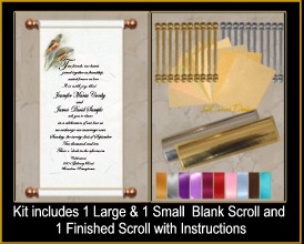 DIY Scroll Invitation Kit